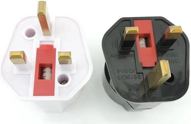 Alt view image 3 of 6 - Multifunctional EU Euro European to UK Plugs Adapter Power Converter Plugs 2 Pin Socket Travel 250V 13A Universal Adaptor L1(White)