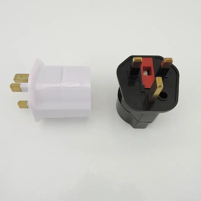 Alt view image 4 of 6 - Multifunctional EU Euro European to UK Plugs Adapter Power Converter Plugs 2 Pin Socket Travel 250V 13A Universal Adaptor L1(White)