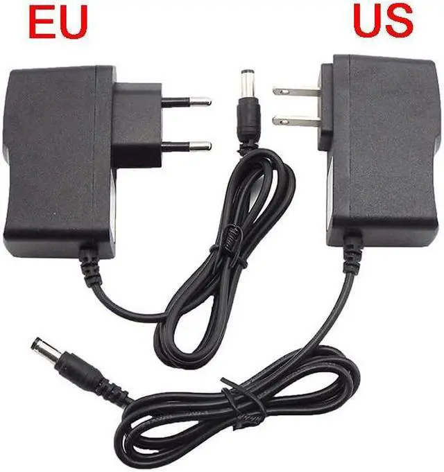 Alt view image 6 of 6 - AC 100V-240V DC Power supply Adapter plug Converter 8V 1A 1000ma For LED Strip Light CCTV Charger Switch 5.5mmx2.5mm US/EU plug (Plug type: US plug)