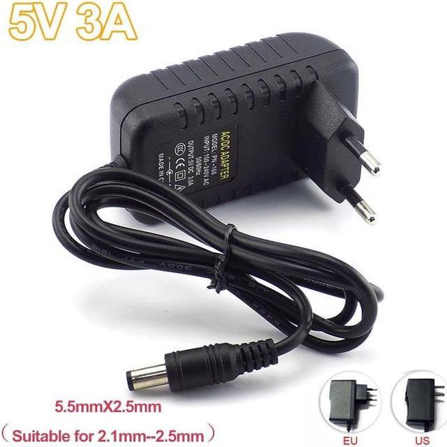 Adaptateur 5V 3A (3000mA) USB-C •