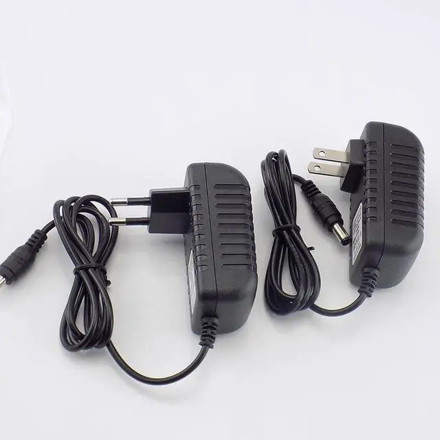 Alt view image 3 of 6 - AC to DC Power Adapter 9V 2A Supply 5.5mm x 2.5mm US EU Plug Converter 2000mA Charger LED Strip Light CCTV Camera 100V-240V L19 (EU plug)