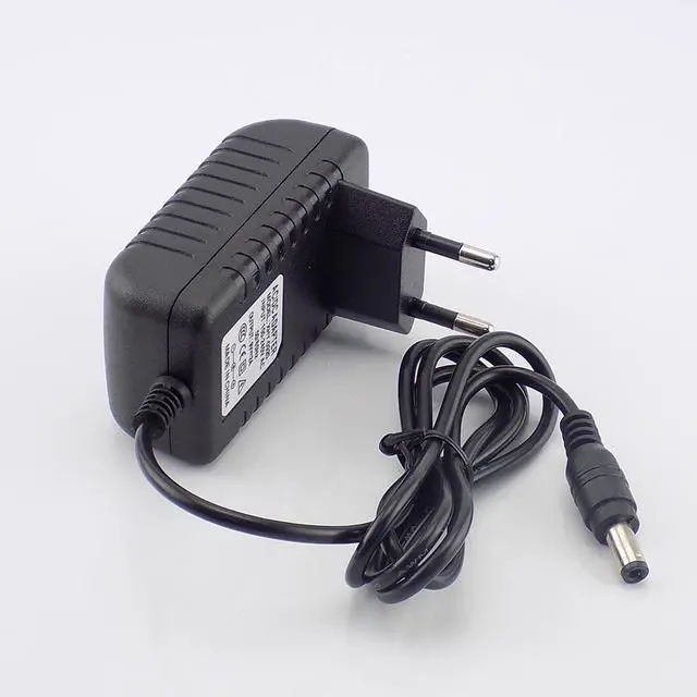 Alt view image 4 of 6 - AC to DC Power Adapter 9V 2A Supply 5.5mm x 2.5mm US EU Plug Converter 2000mA Charger LED Strip Light CCTV Camera 100V-240V L19 (EU plug)