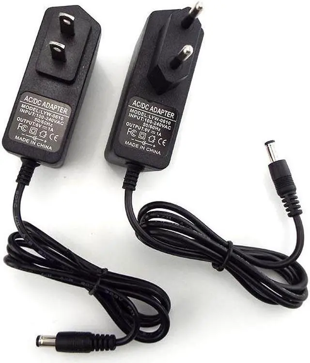 Alt view image 2 of 6 - 6V 1A Adapter Supply Converter Charger DC Power 1000mA 100-240V Power Adapter With Lndicator Light For LED Strip Lamp EU/US Plug (EU plug )