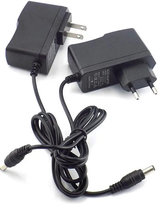 Alt view image 2 of 6 - DC 5V 2A Power Adapter Supply AC to DC 100V-240V Converter Charger 2000mAh 5.5mm x 2.1mm US EU Plug for LED Strip CCTV Camer US plug