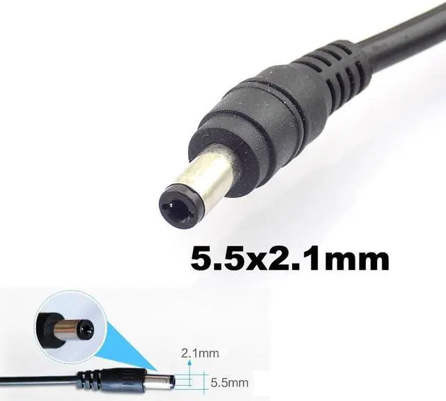 Alt view image 6 of 6 - DC to AC 12V 8A 8000ma 100-240V Power Supply Cord Adapter for CCTV IP Camera LED Light Strip Adaptor 5.5x2.1mm Connector Plug