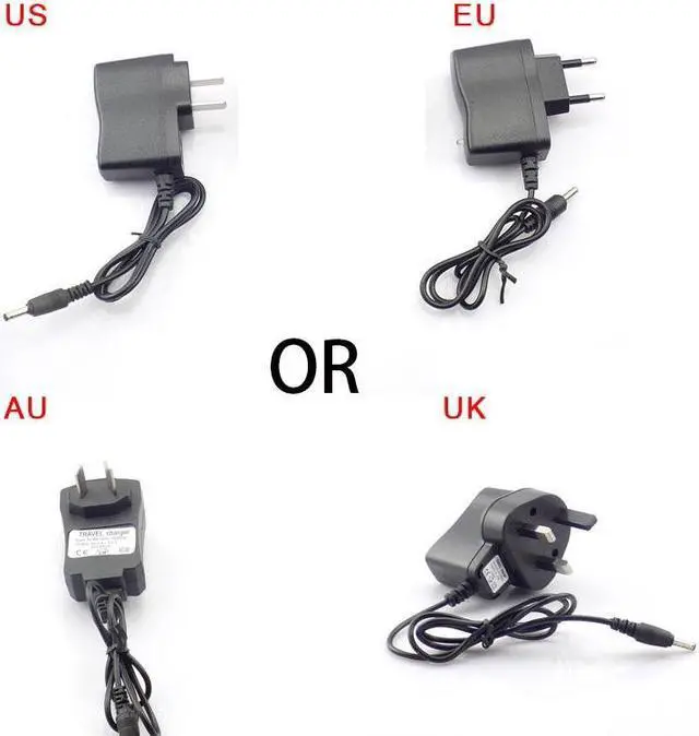 Alt view image 4 of 6 - Power Adapter AC To DC 4.2V 0.5A 500ma 3.7V 18650 Rechargeable Battery Torch Headlight Charging Supply 3.5mmx1.35mm Plug Charger Plug Plug:AU Plug