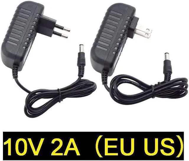 Main image of 10V 2A 2000ma AC 100-240V to DC 10V 2A Adapter Power Supply Converter charger switchSwitching Power Supplies  for LED Light (EU plug)