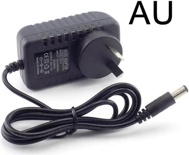 Alt view image 5 of 6 - DC 5V 2A Power Adapter Supply AC to DC 100V-240V Converter Charger 2000mAh 5.5mm x 2.1mm US EU Plug for LED Strip CCTV Camer L1 (AU plug)