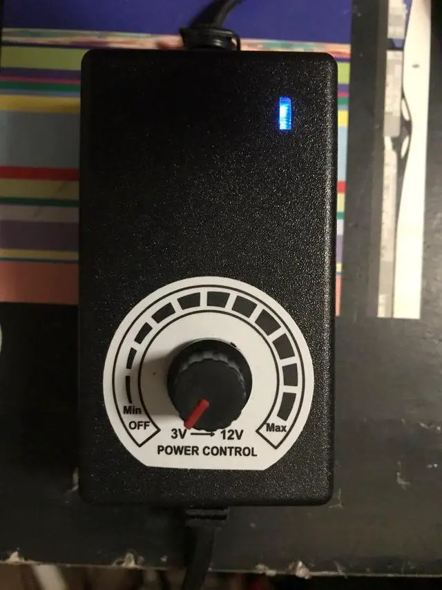 Alt view image 6 of 6 - Adjustable AC to DC 3-12V Universal Adapter 100-220V Voltage Regulated Power Supply Adatpor for CCTV Camera LED light strip (US plug)