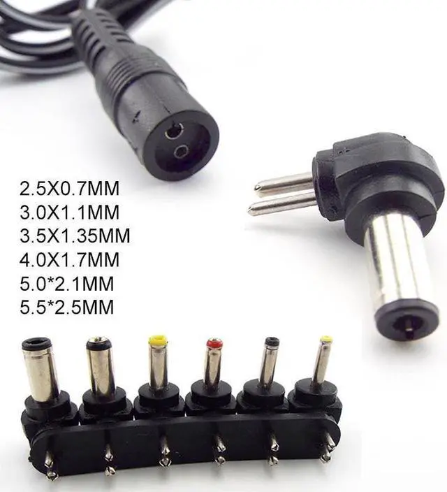 Alt view image 3 of 6 - 3V 4.5V 5/6/7.5V 9V 12V 2A 2.5A  AC/DC Adapter Adjustable Power Supply Universal usb power Charger for pc notebook cctv camera L Plug type: US Plug