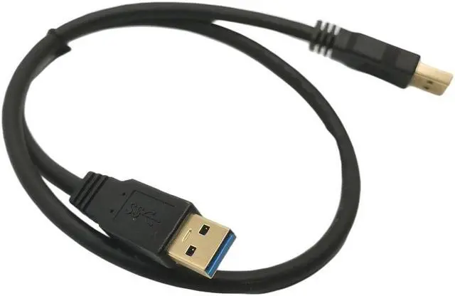 Alt view image 2 of 3 - Gold USB 3.0 Male to Male A type extension M/M 0.6m 2FT USB cable AM TO AM for radiator car speaker hard disk Cable length: 0.3m