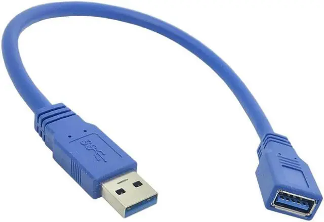 Main image of USB Extension Cable USB 3.0 Cable Extender for PC Laptop Smart-TV PS4 Xbox SSD USB 3.0 2.0 Male to Female Cord Data Cable 0.3m
