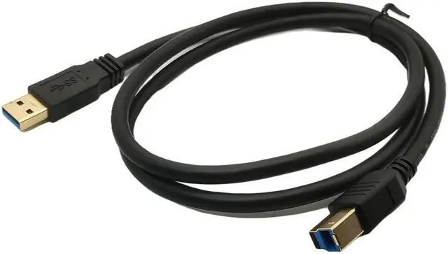 Alt view image 2 of 2 - USB 3.0 Cable Type A Male to B Male Cable super Speed Sync Data Print Cable for 2.5 3.5 Inch HDD/SSD Hard Drive 0.3M 0.6M 1M 2M Cable length: 1M