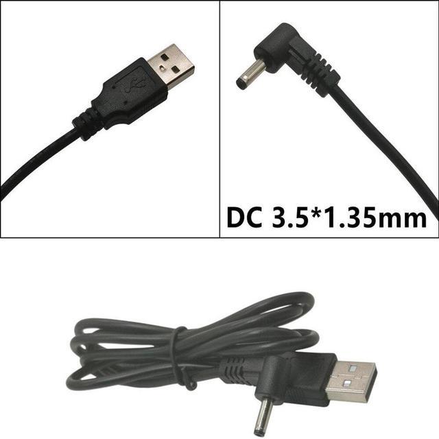 USB to DC 3.5mm Power Cable USB A to 3.5 Jack Connector 5V Power Suppl