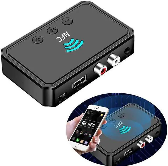 Main image of NFC Bluetooth-compatible 5.0 4.2/4.1/4.0/3.0/2.0/1.0 Music Receiver Wireless Audio Handsfree for TV Car DVD Adapter Dongle