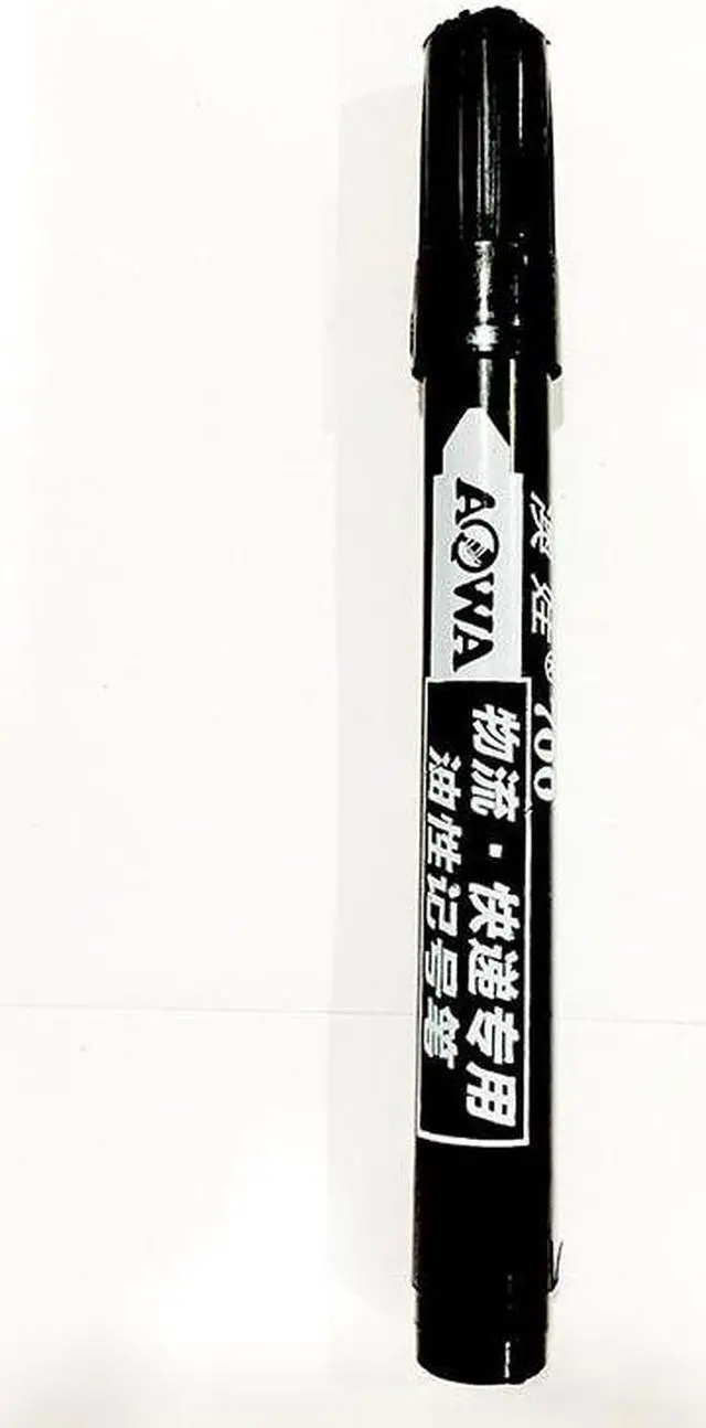 Alt view image 2 of 6 - 5/10 pcs Permanent Paint Marker Pen Oily Waterproof Black Pen for Tyre Markers Quick Drying Signature Pen Stationery Supplies(blue-10pcs)