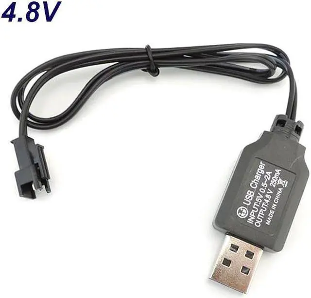 Main image of Charging Cable Battery USB Charger Ni-Cd Ni-MH Batteries Pack SM-2P Plug Adapter 4.8V 250mA Output L1