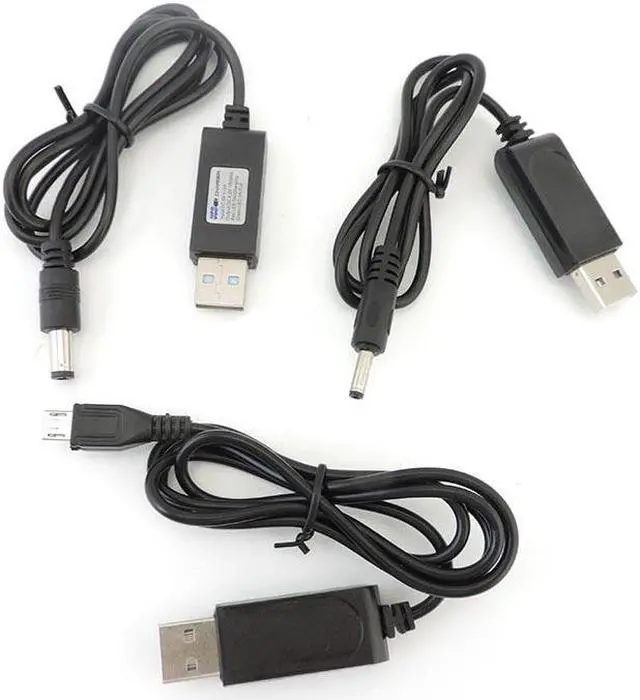 Alt view image 3 of 6 - USB A male 5V to 4.2V DC 5.5x2.1mm 3.5x1.35mm mirco USB Charge Line 1A Converter Power Charging Cable L1(USB to Micro-B)