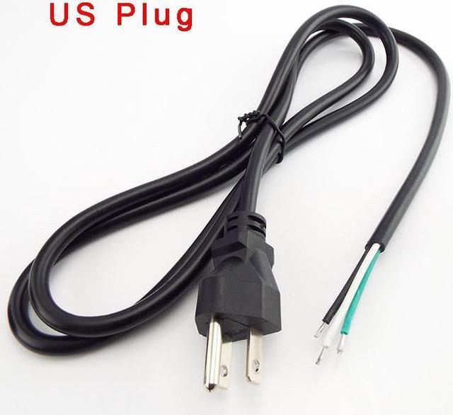 Alt view image 3 of 6 - 1.5m Power Cable Open End Rewired Laptop Power Supply Extension Cord For Electric Fan Vacuum Dishwashers Plug type: EU