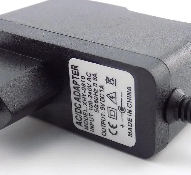 Alt view image 5 of 6 - AC 100V-240V to DC 9V 1A Power Adapter Cable Inside Negative AC Adaptor 1000ma Power Supply Plug Converter 5.5x2.5mm EU Plug L1