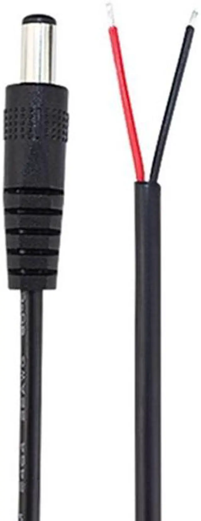 Alt view image 4 of 4 - DC 5.5mm x 2.1mm Data Extension Transfer Adapter Cable Male/Female for CCTV Camera DIY Black(DC 5.5mm Male)
(1M)