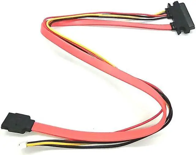 Alt view image 5 of 5 - SATA 7+15 To SATA 7pin Data Power Cable Integrated Line Small 4pin Reverse Bend PH2.0 Cable (0.2m)