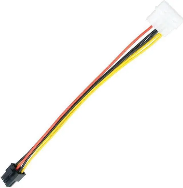 Alt view image 3 of 3 - 1pcs IDE 4pin Male to 6pin Female Graphics Card Power Supply cable  Extension Conversion PCIe PCI-e Adapter