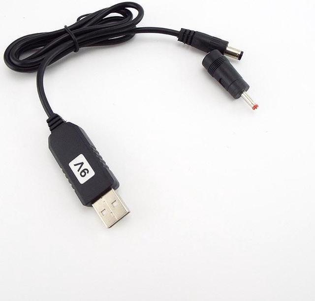 Alt view image 4 of 6 - DC 5V to DC 9V 12V Power Supply Boost Line Step UP Module USB Connector Adapter USB Cable 2.1x5.5mm 3.5x1.35mm Plug L19(9V with Connector)