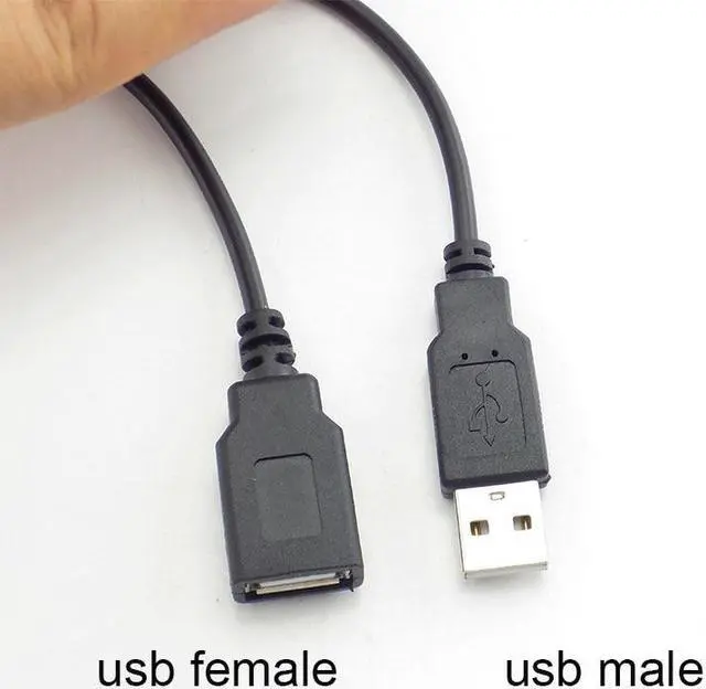 Alt view image 4 of 6 - 5V USB Connector Cable USB 2.0 4 Pin Micro Male female Jack Data DIY Power Charging Cord Extension charger 2 7 Wires Adapter (2 wire usb female)
2m)