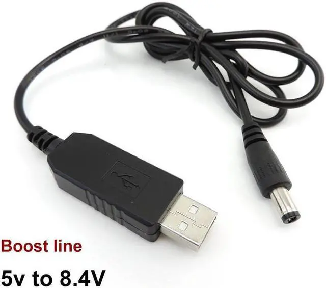 Alt view image 6 of 6 - USB 5V to DC 5v 9v 12v 12.6V 8.4v usb mini 5pin type c MALE power boost line Step UP Module connector Converter Adapter Cabl p1(5V to 8.4V)