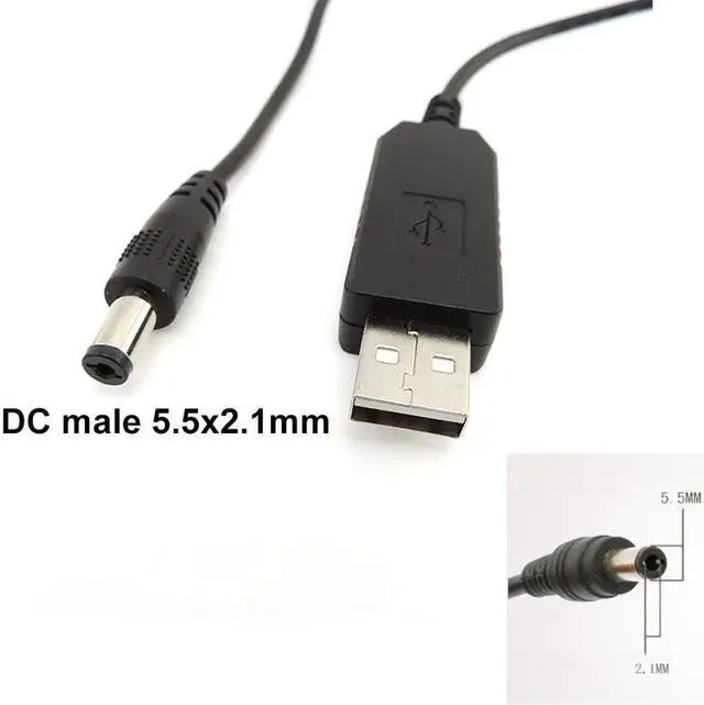 Alt view image 3 of 6 - 5V 9v 12v 8.4V 12.6V DC Charging Power Cord USB To 5521 Multifunctional DC Interchangeable Plug Male 8-in-1 Charging Cable p1(DC with 5v)