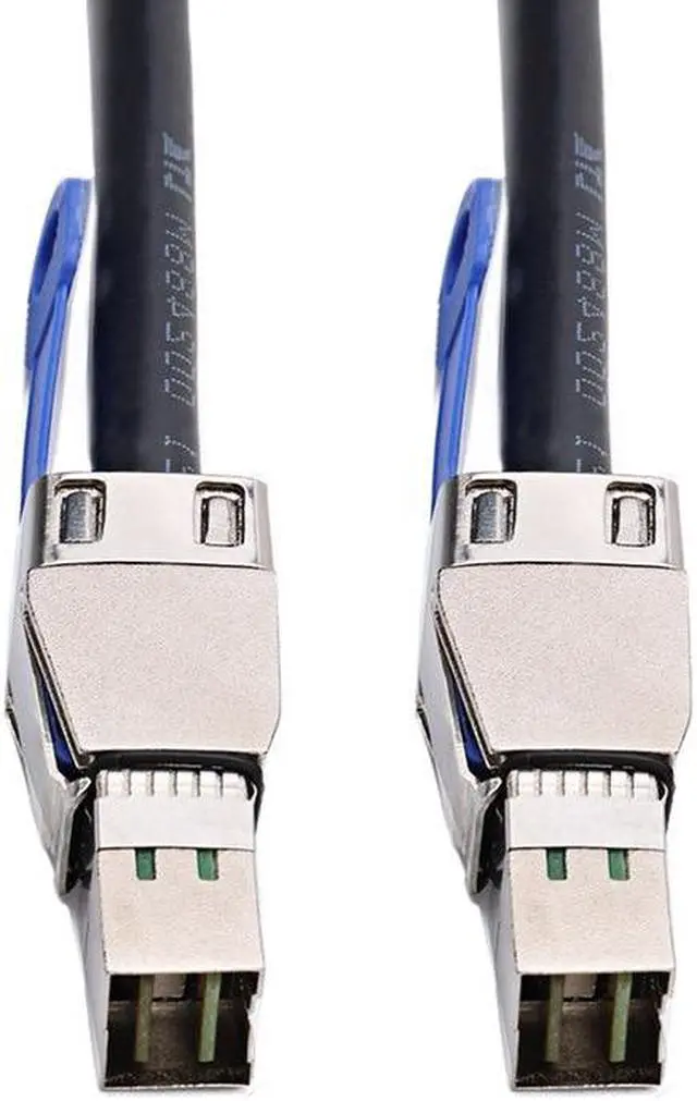 Alt view image 4 of 4 - 12Gbps External Mini SAS HD SFF-8644 to Mini SAS High Density HD SFF-8644 Data Server Raid Cable (3m