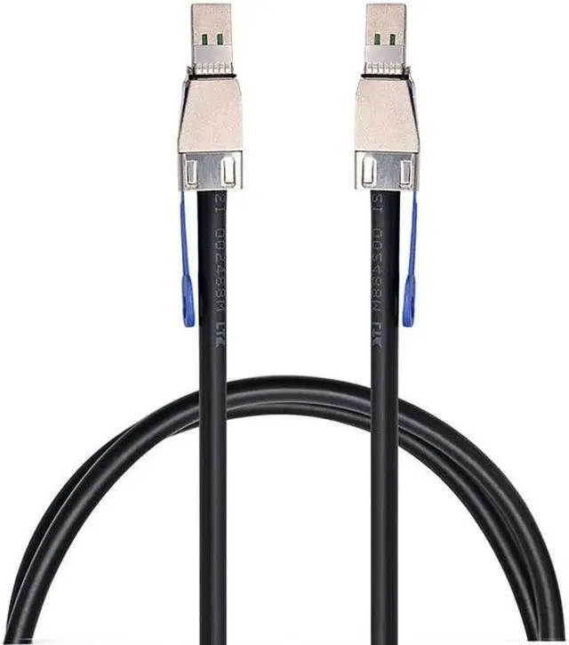 Alt view image 2 of 4 - 12Gbps External Mini SAS HD SFF-8644 to Mini SAS High Density HD SFF-8644 Data Server Raid Cable (3m