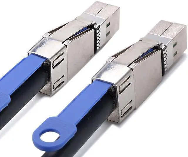 Alt view image 3 of 4 - 12Gbps External Mini SAS HD SFF-8644 to Mini SAS High Density HD SFF-8644 Data Server Raid Cable (3m