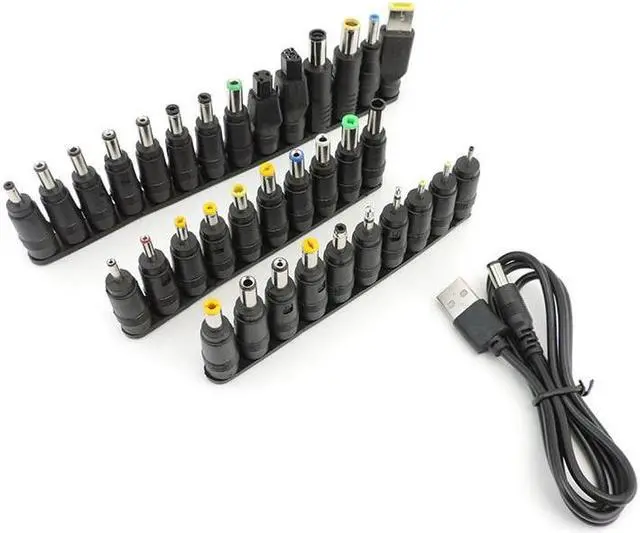 Alt view image 5 of 6 - DC 5V to DC 9V 8.4v 12.6v 12V Step UP Module USB power boost Cable line Converter with 34pcs DC female charger Adapter Plug p1(DC with 5v to 12.6v)