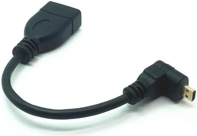 Alt view image 6 of 6 - Micro HDTV Cable 90 Degree Right Angled Micro Male To HD Female Adapter Convertor UP / Down to HD Extension Cable (Straight)
(0.15M)