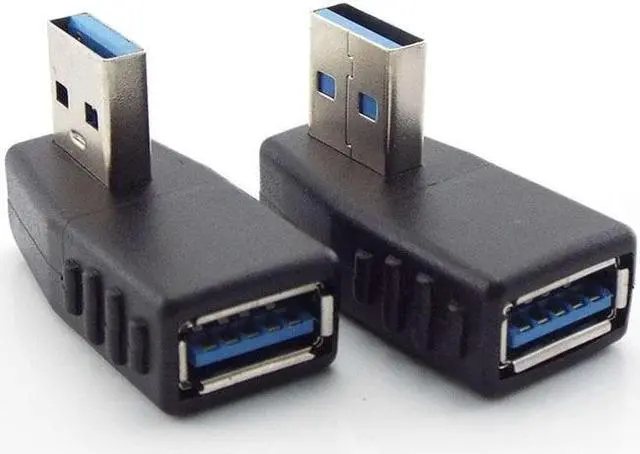 Alt view image 3 of 6 - 1/2/5pcs USB 3.0 A Male to Female Adapter Connector plug cable Extension Extender 90 Degree Angle Coupler For Laptop PC(right)
(2 Pieces)