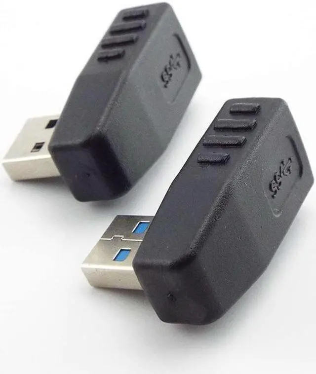 Alt view image 5 of 6 - 1/2/5pcs USB 3.0 A Male to Female Adapter Connector plug cable Extension Extender 90 Degree Angle Coupler For Laptop PC(right)
(2 Pieces)