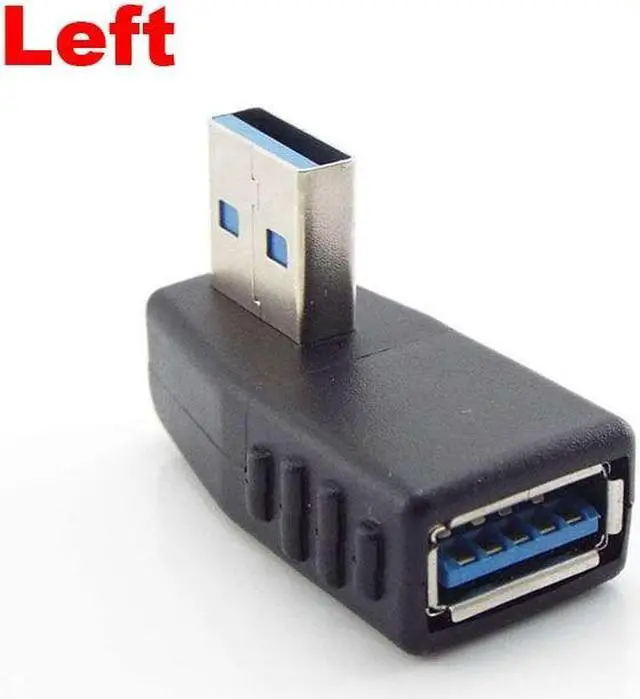 Alt view image 6 of 6 - 1/2/5pcs USB 3.0 A Male to Female Adapter Connector plug cable Extension Extender 90 Degree Angle Coupler For Laptop PC(left)
(2 Pieces)