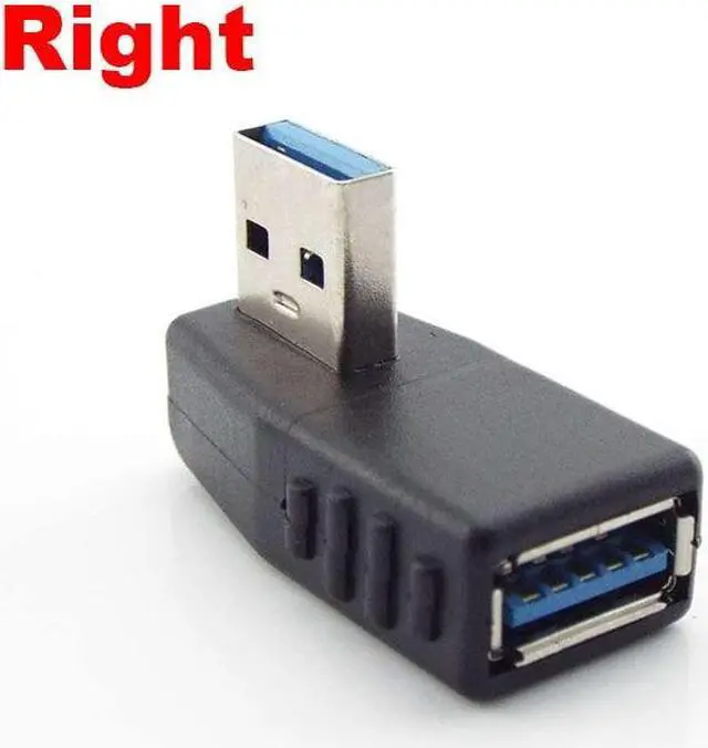 Alt view image 6 of 6 - 1/2/5pcs USB 3.0 A Male to Female Adapter Connector plug cable Extension Extender 90 Degree Angle Coupler For Laptop PC(right)
(2 Pieces)