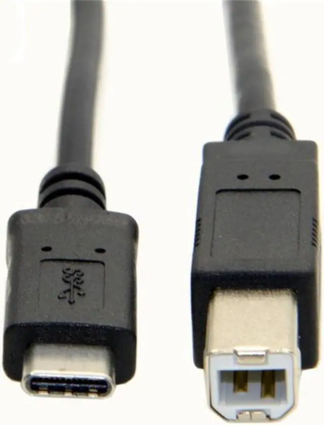 Alt view image 2 of 2 - USB C to USB B 2.0 Printer Cable Braided Printer Scanner for Epson HP Canon Brother MacBook Pro Samsung MIDI Controlle Cable