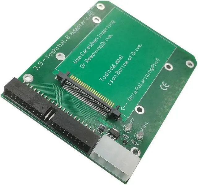 Main image of 50PIN 1.8" Micro Drive to 3.5" 40pin IDE 1.8 Adapter for Toshiba Hard Disk Drive