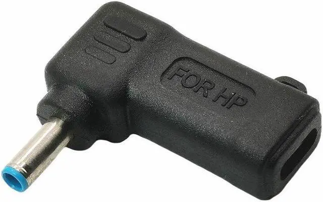 Alt view image 2 of 2 - Type C USB-C Female Input to DC 4.5x3.0mm Power PD Charge Cable Adapter fit for HP Notebooks Laptop HP Stream 11 13 14 18-20V