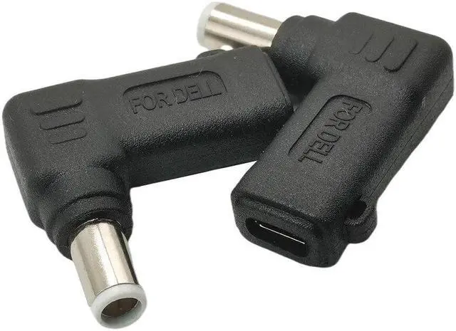 Alt view image 2 of 3 - 65W PD USB Type C Female to DC 7.4*5.0mm Male Power Charging Adapter for Dell Latitude E6420 E6430 E6430s E6430U E6440 E6500