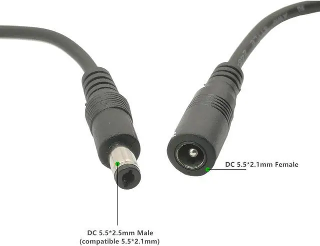 Alt view image 3 of 6 - 22AWG Type C Power Adapter Type C USB Male to DC 5.5x2.1mm Female Connector Charge Barrel Jack Power Adapter USB C 5V Connector(5.5x2.5mm Male)