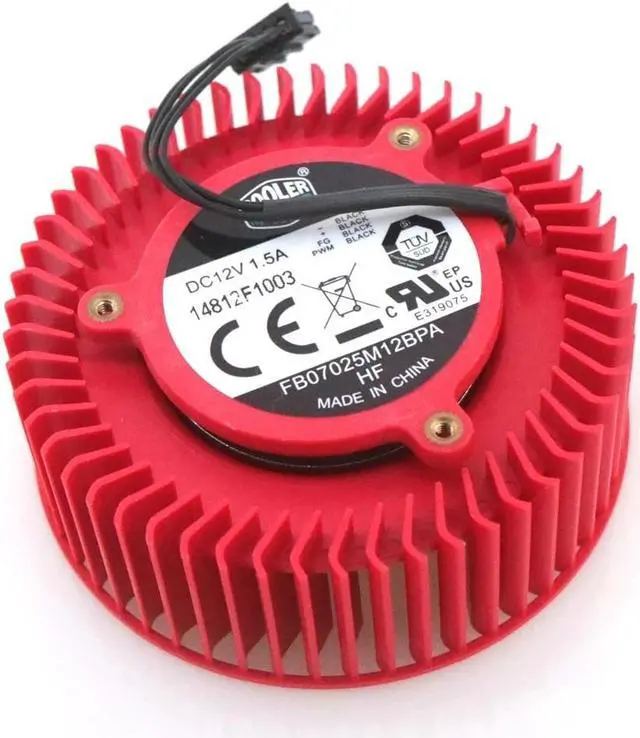 Main image of FB07025M12BPA 7025 65mm DC12V 1.5A 4Pin 4Wire Video Card Cooler Fan For AMD Radeon R9 270 270X Graphics Card Cooling Fan