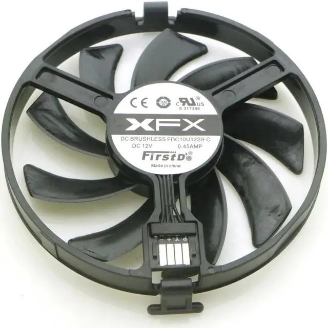 Main image of FDC10U12S9-C DC12V 0.35A 85mm 4Pin 4Wire VGA Fan For XFX-RX470 478 480 570 580 Graphics Card Cooling Fan 4Pin(FDC10U12S9-C-2PCS)