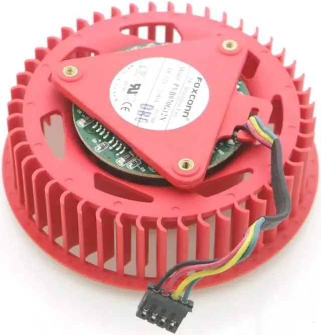 Alt view image 2 of 2 - PVB070G12N 12V 2.00A 4wire 4pin For AMD HD6970 6990 Graphics Card Cooler Cooling Fan 4Pin