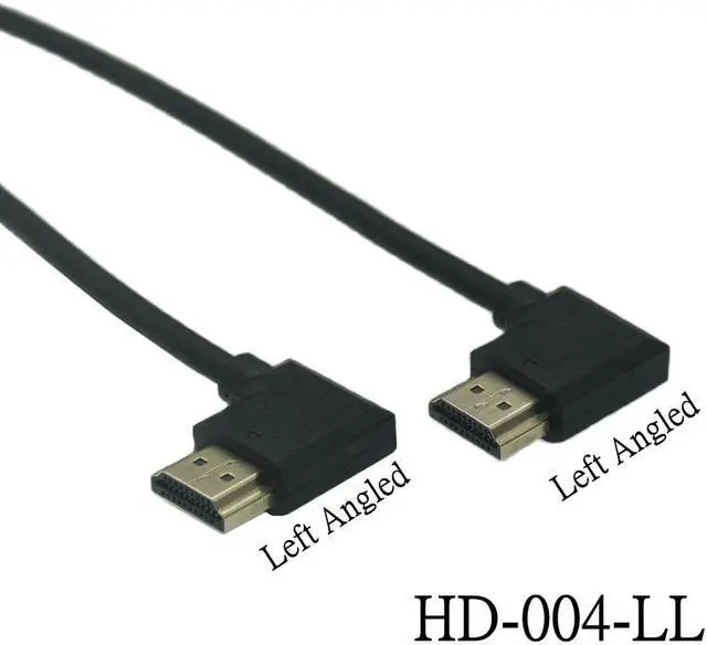Main image of Dual HDM1-compatible Male to Female Converter Up Down Right Left Angled Adapter HDTV Cable for DVD PS3 PC(30cm)(HD-004-LL)
