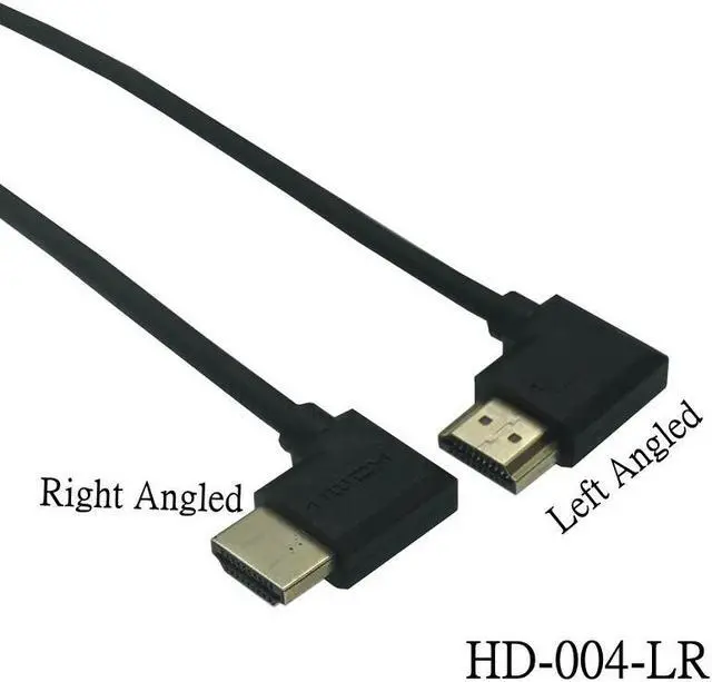 Main image of Dual HDM1-compatible Male to Female Converter Up Down Right Left Angled Adapter HDTV Cable for DVD PS3 PC(30cm)(HD-004-LR)